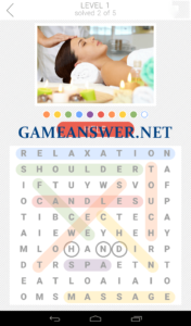 10x10 Word Search Level 1-3 Answer