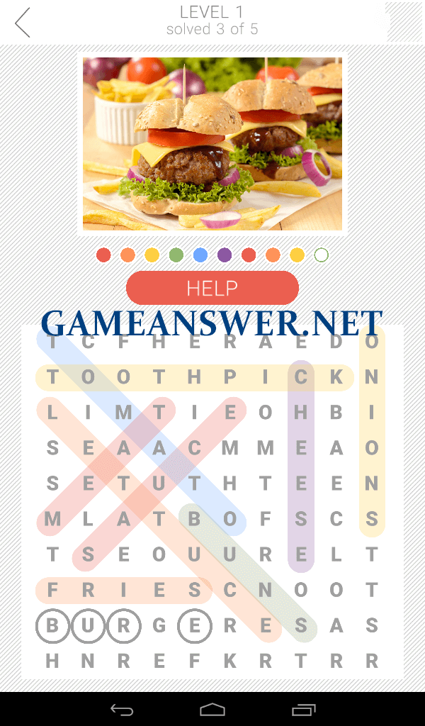 10x10 Word Search Level 1 Answers And Hints Game Answer