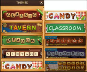 Word Connect Themes