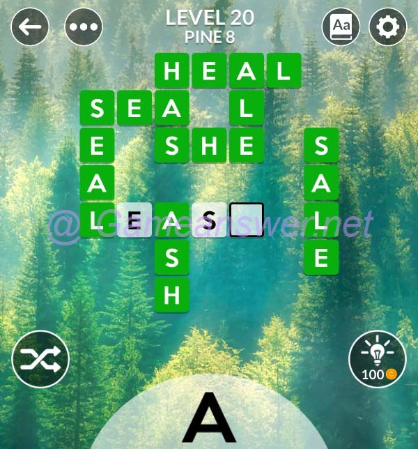 Wordscapes Level 20 Answers [ + Bonus Words ] GameAnswer