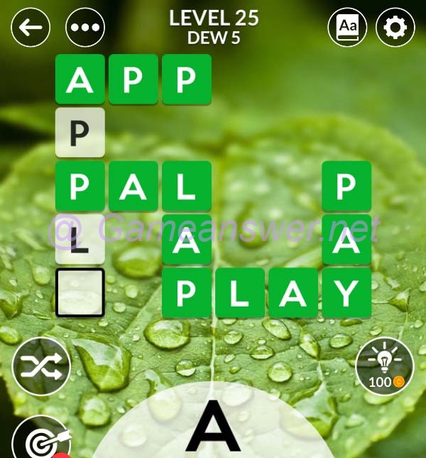 Wordscapes Level 25