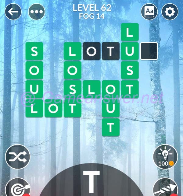 Wordscapes Level 62
