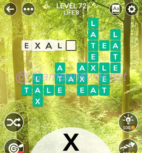 Wordscapes Level 72