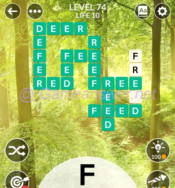 Wordscapes Level 74