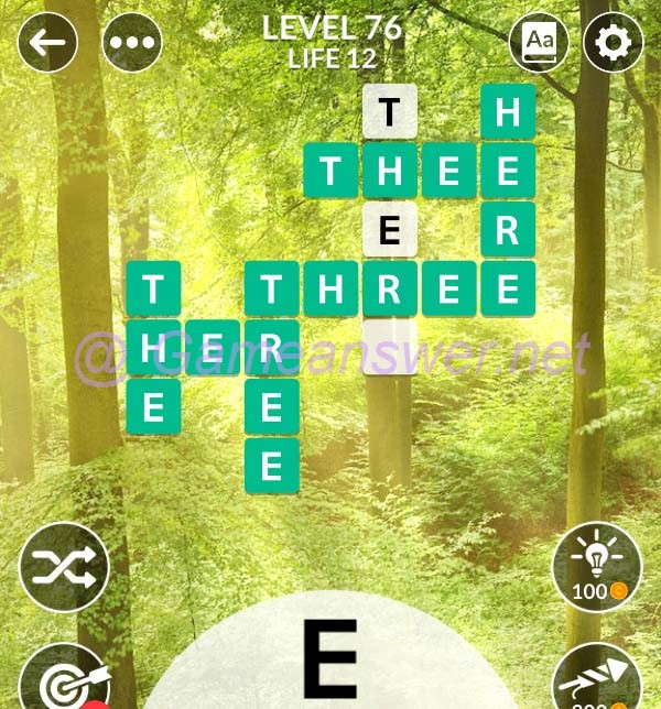 Wordscapes Level 76
