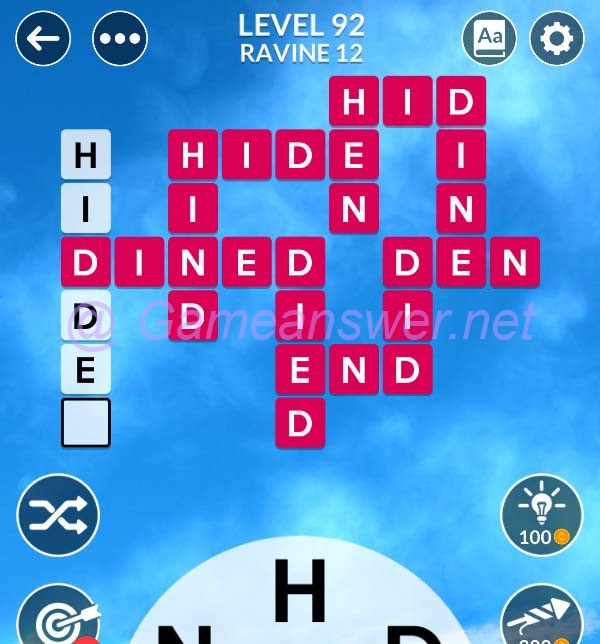 Wordscapes Level 92