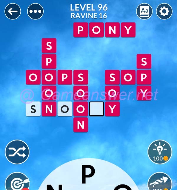 Wordscapes Level 96