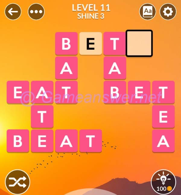 Wordscapes Level 11 Answers [ + Bonus Words ] GameAnswer