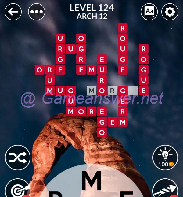 Wordscapes Level 124