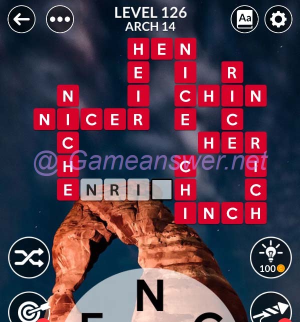 Wordscapes Level 126