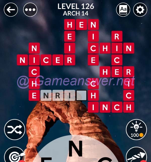 Wordscapes Level 126