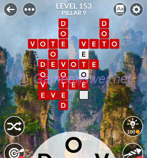 Wordscapes Level 153