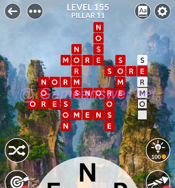 Wordscapes Level 155