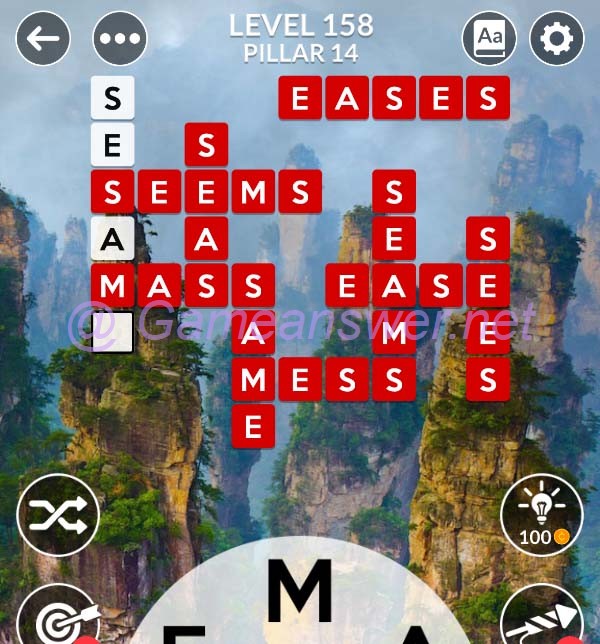 Wordscapes Level 158