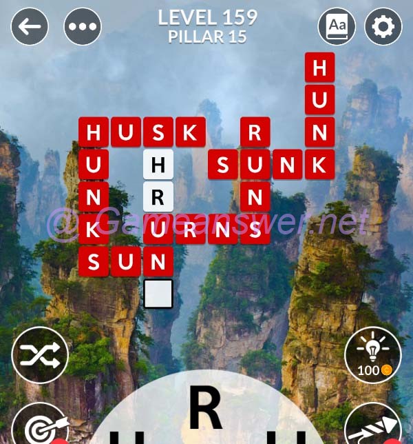 Wordscapes level 159 answers bonus words michael