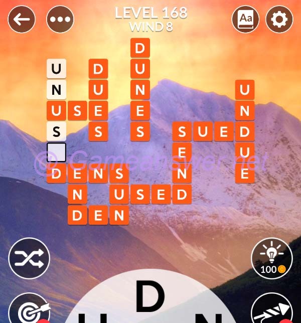 Wordscapes Level 168