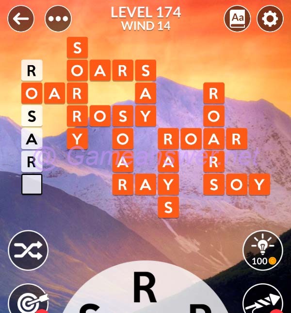 Wordscapes Level 174