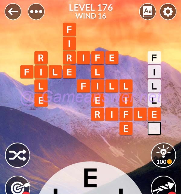 Wordscapes Level 176