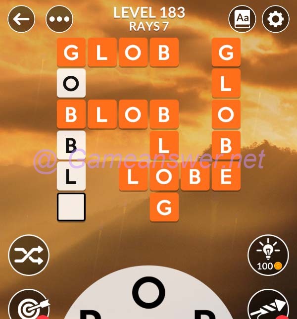 Wordscapes Level 183