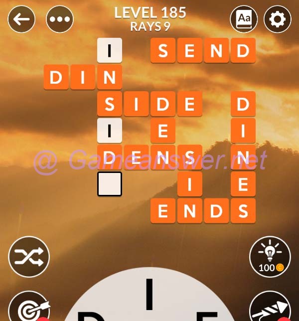 Wordscapes Level 185