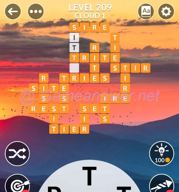 Wordscapes Level 209