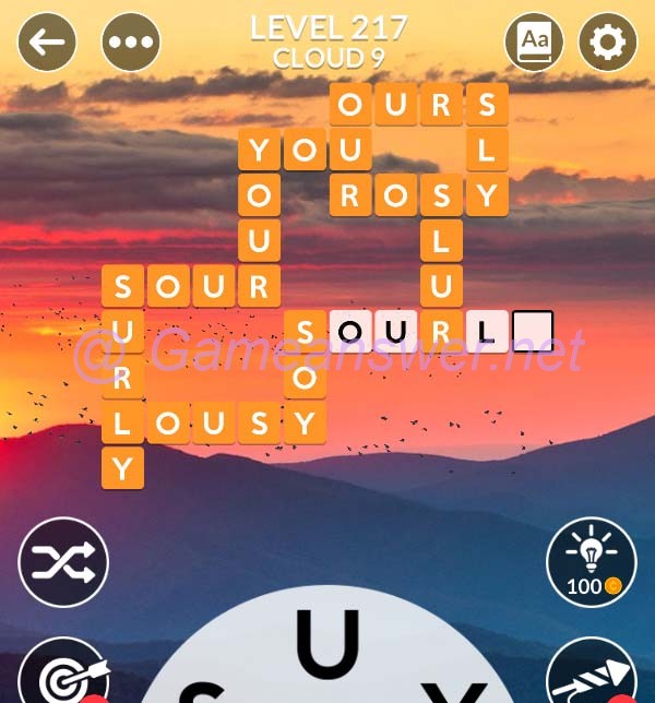 Wordscapes Level 217