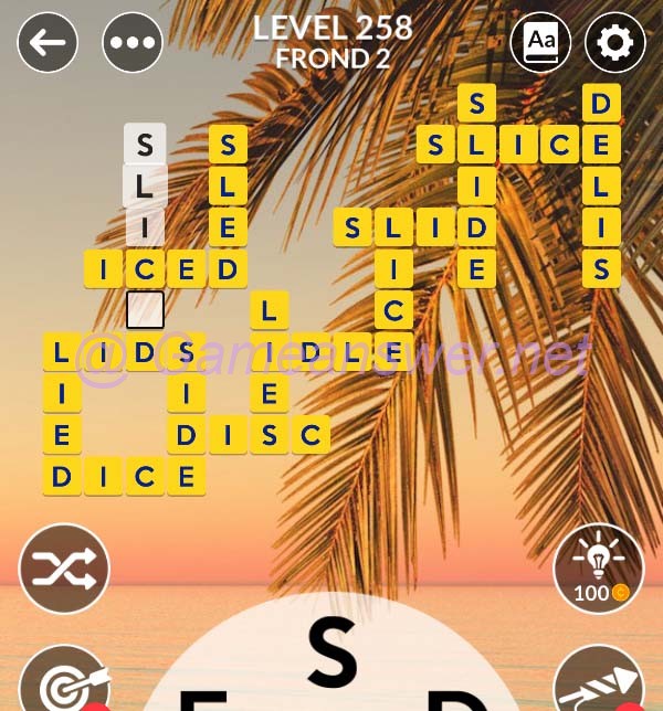 Wordscapes Level 258 Answers Bonus Words Gameanswer