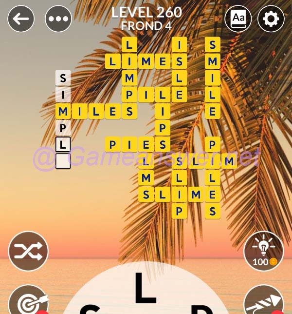 Wordscapes Level 260