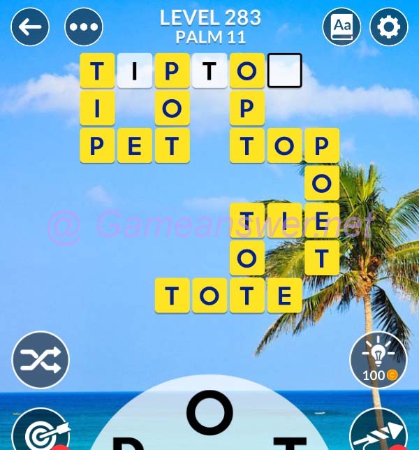 Wordscapes Level 283