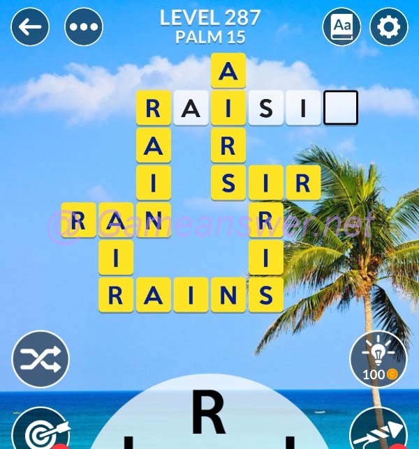 Wordscapes Level 287