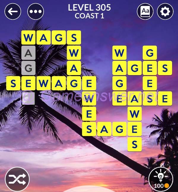 Wordscapes Level 305