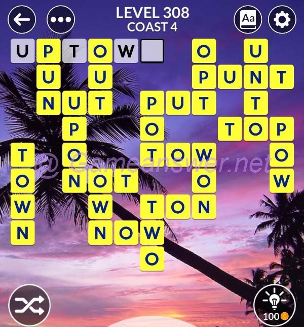 Wordscapes Level 308