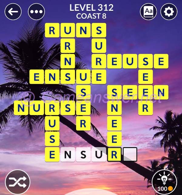 Wordscapes Level 312