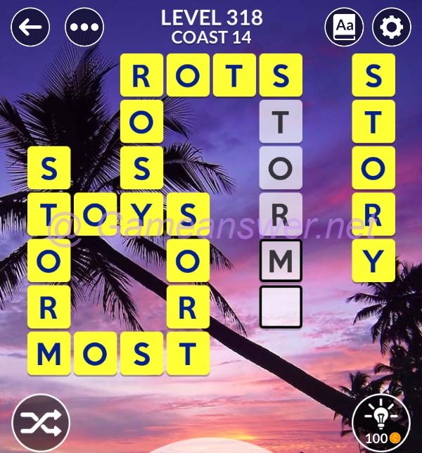 Wordscapes Level 318