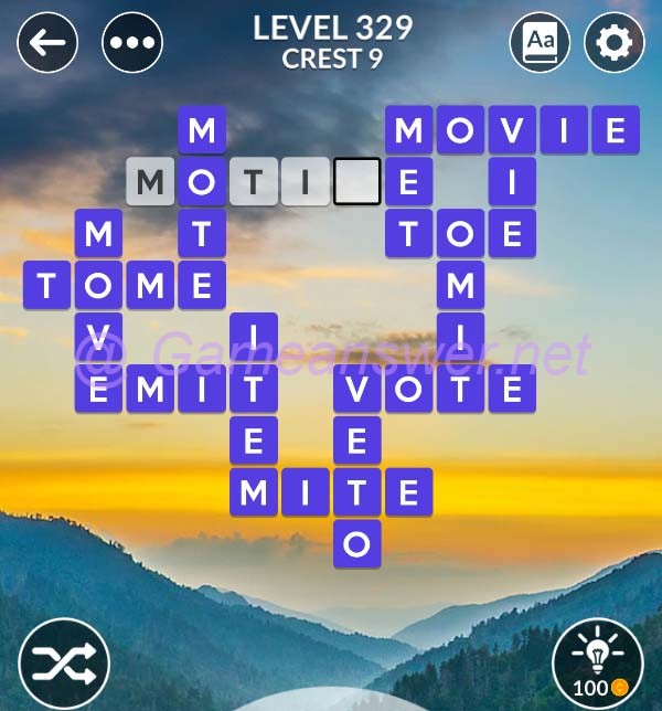 Wordscapes Level 329