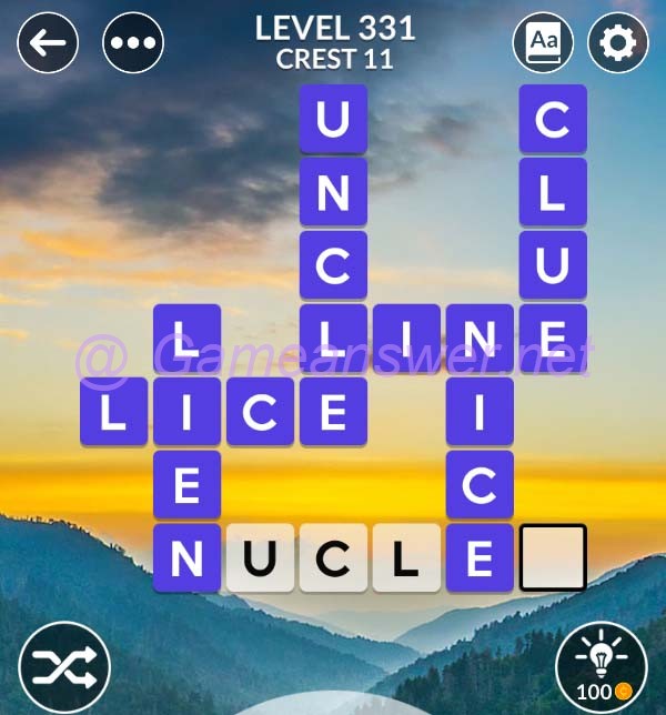 Wordscapes Level 331