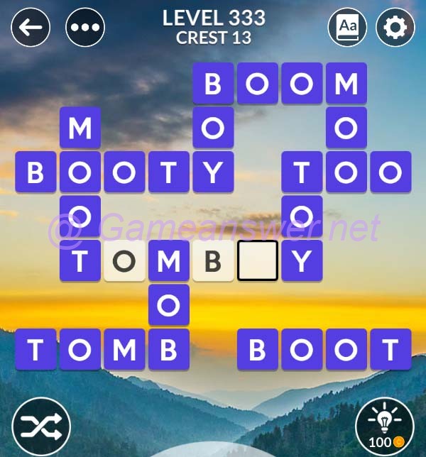 Wordscapes Level 333