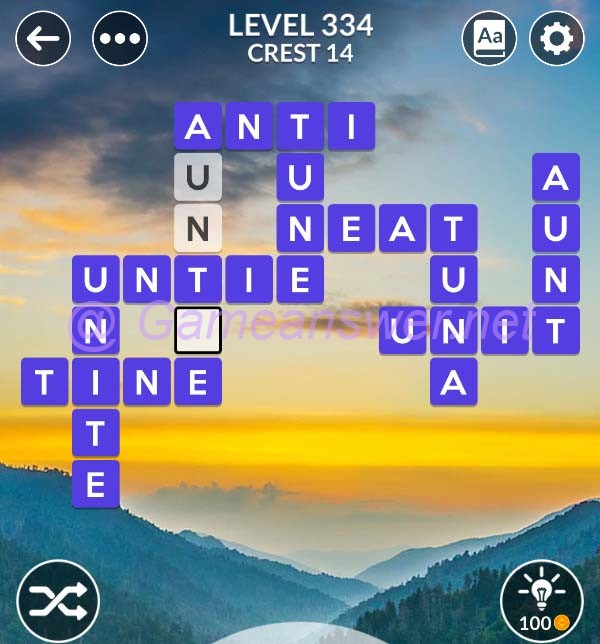 Wordscapes Level 334