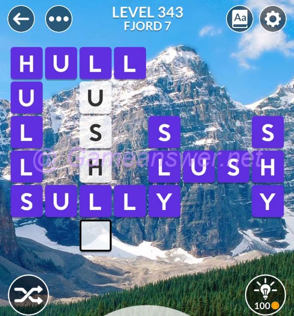 Wordscapes Level 343