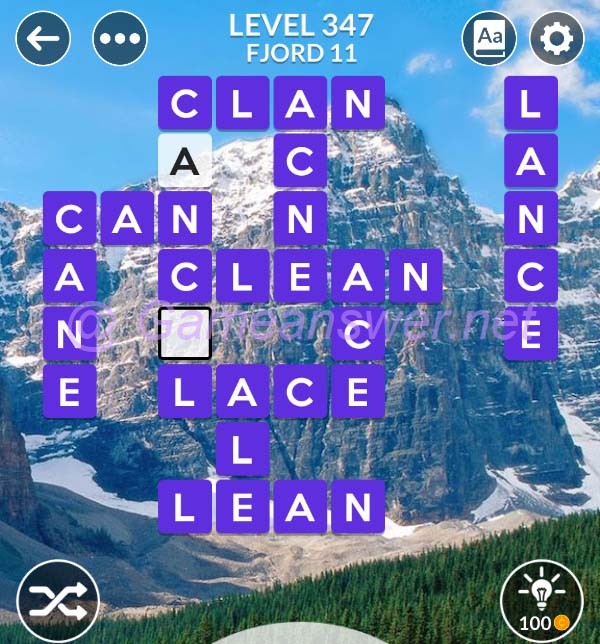 Wordscapes Level 347