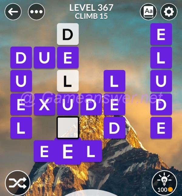 Wordscapes Level 367