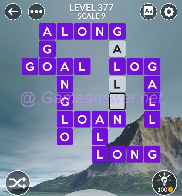 Wordscapes Level 377