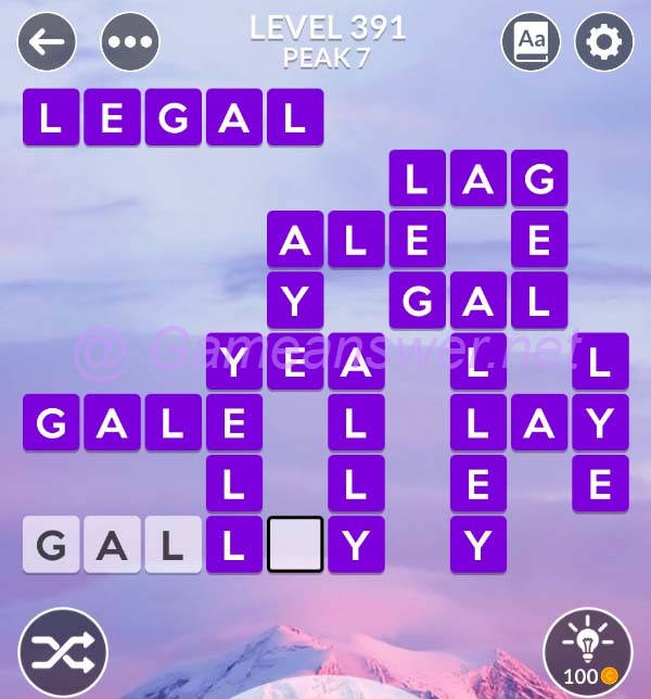 Wordscapes Level 391