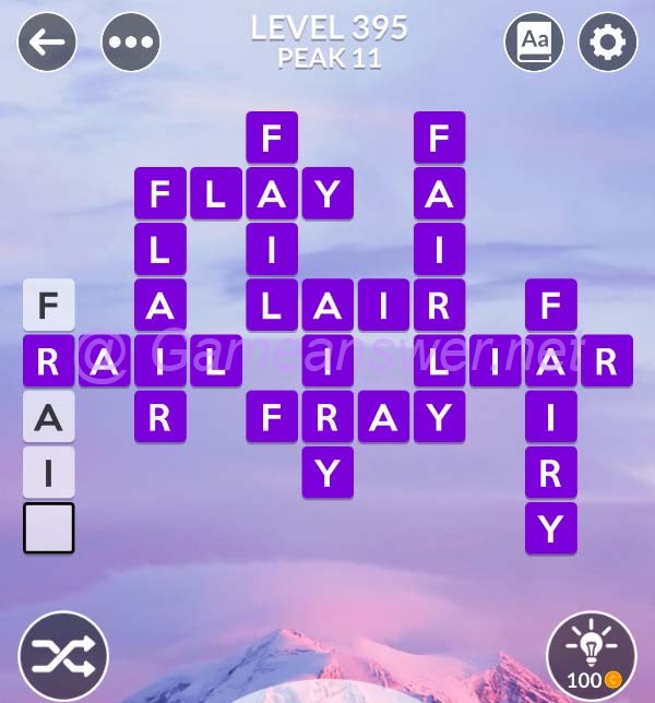 Wordscapes Level 395