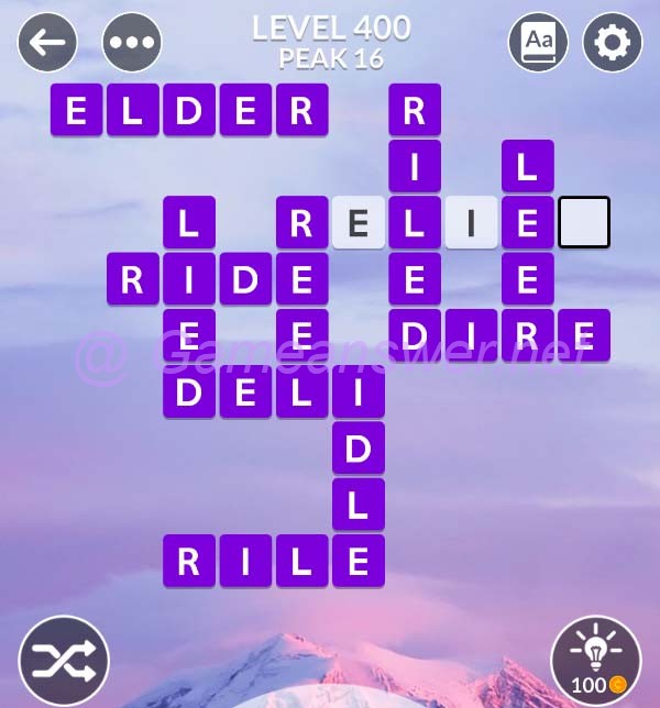 Wordscapes Level 400