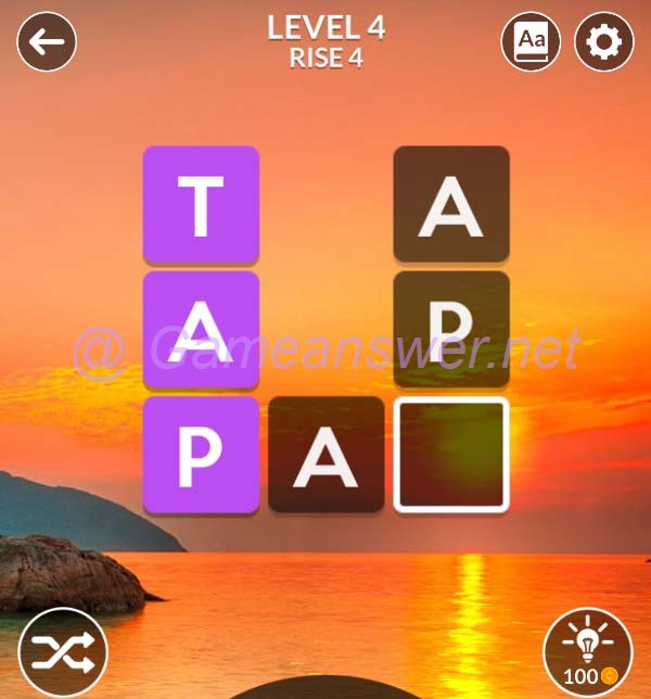 Wordscapes Level 4