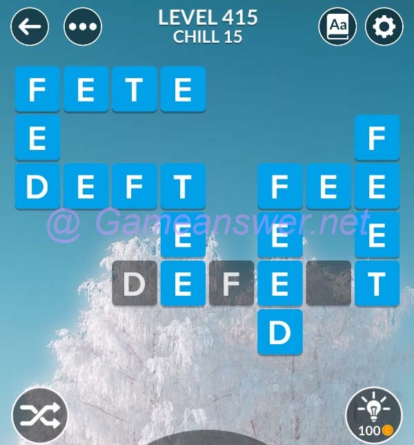 Wordscapes Level 415