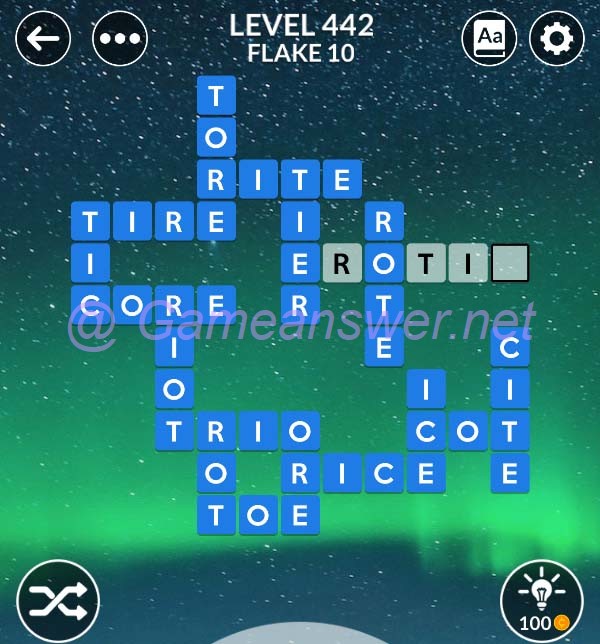 Wordscapes Level 442