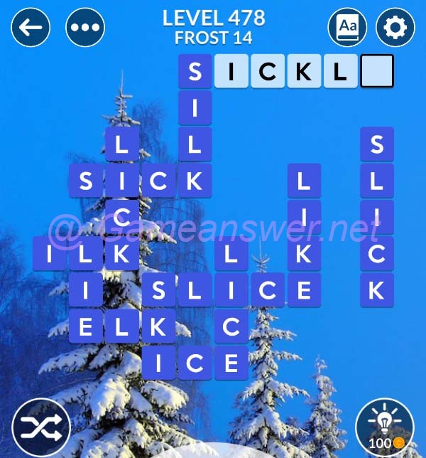 Wordscapes Level 478