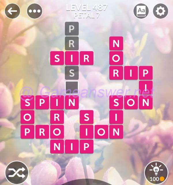 Wordscapes Level 487